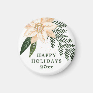 Anpassad Elegant Julstjärna Jul Glad Högtid Magnet
