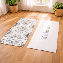 Anpassad Elegant Mandala Guld Marinblå