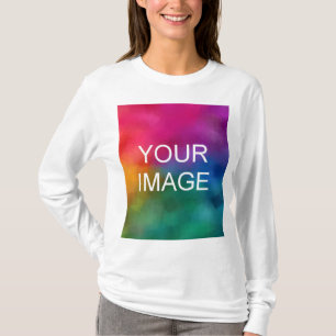 Anpassad Elegant Modern Mall Kvinnor Långärmad T Shirt
