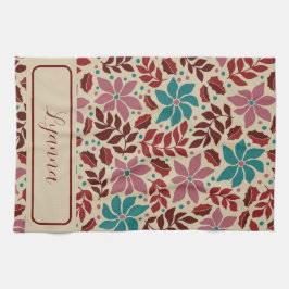 Anpassad Elegant Vintage jul Stollig Kökshandduk