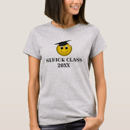 Anpassad Emoji-Studentmössa T-shirt