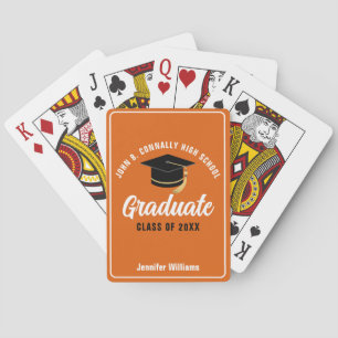 Anpassad examen Orange High School Casinokort