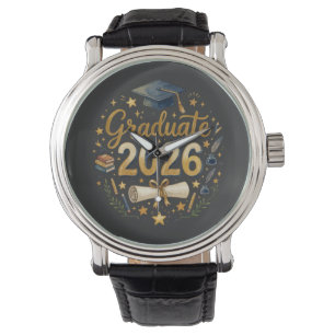 Anpassad examenklass 2026 Personlig familj Armbandsur