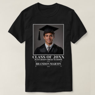 Anpassad examensfoto 2026 Student Stolt Förälder T Shirt