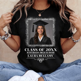 Anpassad examensfoto 2026 Student Stolt Förälder T Shirt