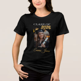 Anpassad examensfoto T-shirt Klass 2026