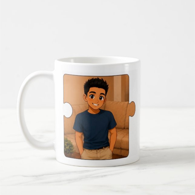 Anpassad Fader Kaffe kopp Personlig Redigerbar (Vänster)