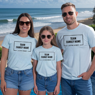Anpassad familj för livstid medlemmar familjeåterf t shirt