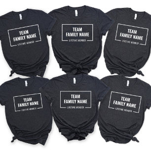 Anpassad familj för livstid medlemmar familjesamma t shirt