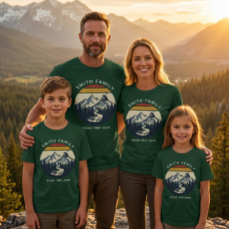 Anpassad familj road trip t shirt