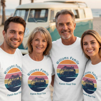 Anpassad familj road trip t shirt