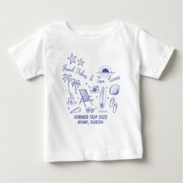 Anpassad familj sommarstrandresa grupp matchande t shirt