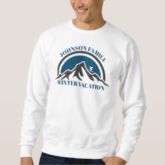 Anpassad familj vinterlov T-shirt Lång Ärmad Tröja