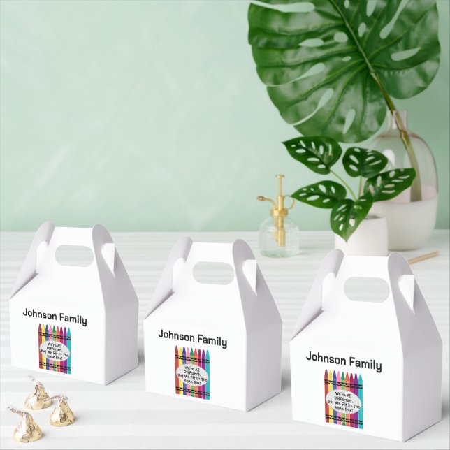 Anpassad familjeåterträff present presentaskar (Multipel)