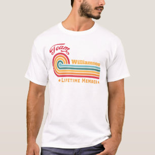 Anpassad familjeåterträff Vintage Matchande Monogr T Shirt