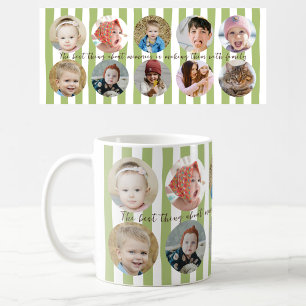 Anpassad familjebild med rand kaffemugg