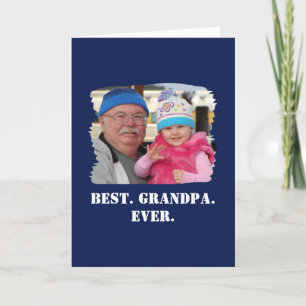 Anpassad familjefoto Abuelo Nonno Bästa farfar någ Kort