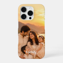 Anpassad familjefoto iPhone-fodral - Personlig sol
