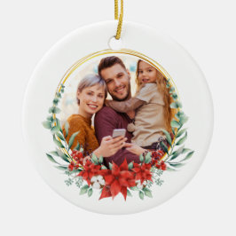 Anpassad familjefoto Julgran Julgran Julgransprydnad Keramik
