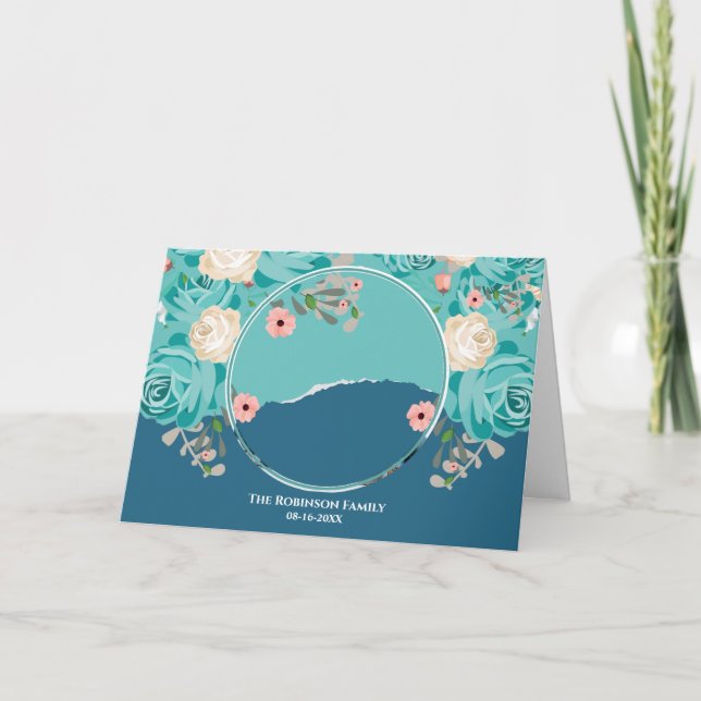 Anpassad familjefoto kort (Framsida)