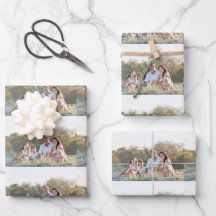 Anpassad familjefoto lägg till foto stilrent perso