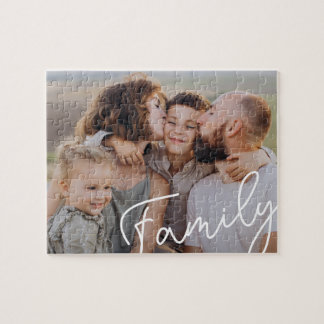 Anpassad familjefoto pussel