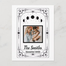 Anpassad familjefoto Tarot Kattmamma Hundpappa Min Helg Vykort