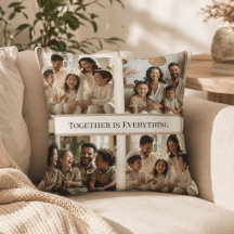 Anpassad familjefotocollage - Tillsammans är allt