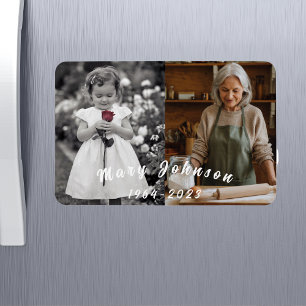 Anpassad familjeminne minnesfoto magnet