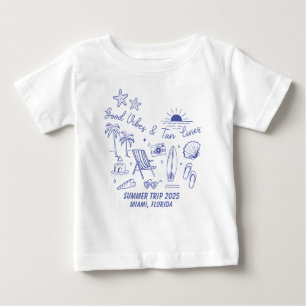 Anpassad familjes sommarstrandresa gruppmatchande t shirt