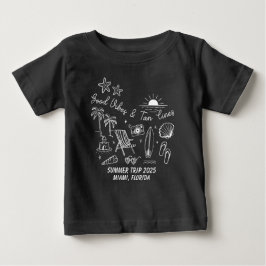 Anpassad familjes sommarstrandresa Gruppmatchande T Shirt