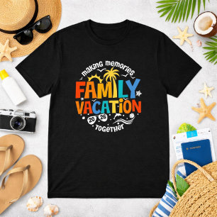Anpassad familjesemester 2026, Familjestrandresa T Shirt