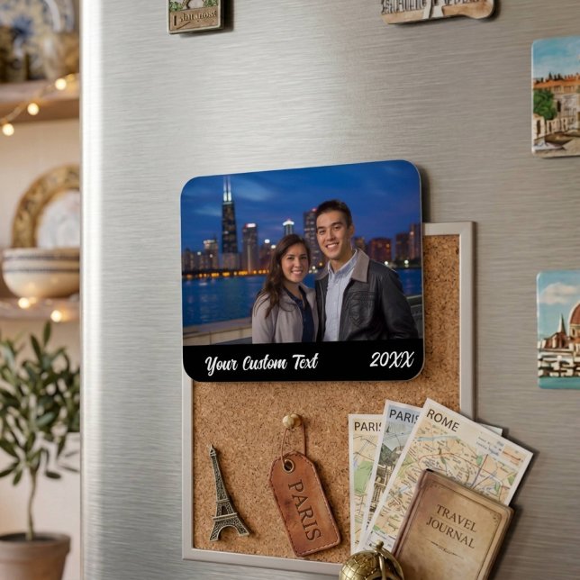 Anpassad familjesemester foto kylskåp  magnet (Skapare uppladdad)