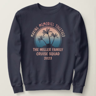 Anpassad familjesemester sommar strandresa t shirt