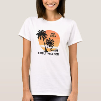 Anpassad familjesemester t shirt