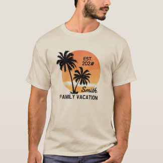 Anpassad familjesemester t shirt