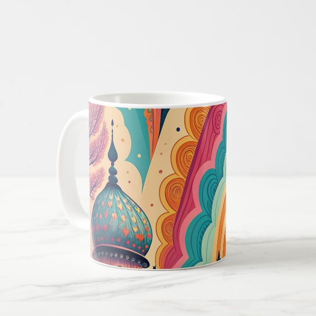 Anpassad Fantasy-mugg med fulltryck Kaffemugg (Framsida vänster)