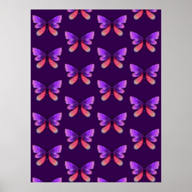 Anpassad Fantasy Naturkonst Poster (Framsidan)