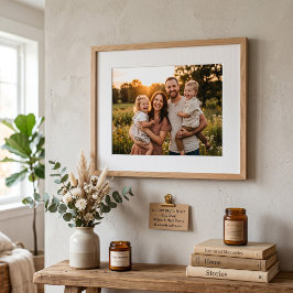 Anpassad far- och sonfoto – Personlig familj Fototryck