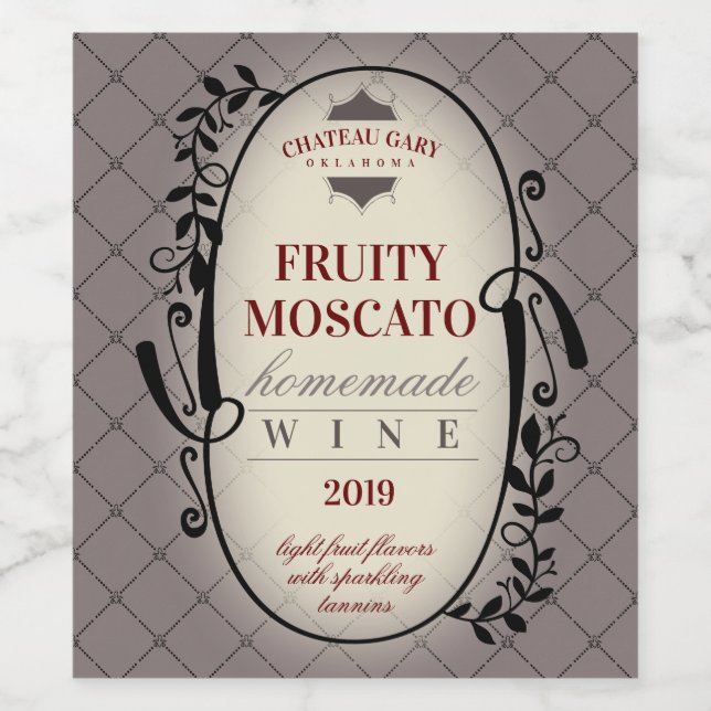 Anpassad färg bröllop hemmagjord vin personlig vinflaska etikett (Singel etikett)