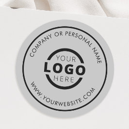 Anpassad Färg Kampanj Företagets Logotyp Varumärke Runt Klistermärke