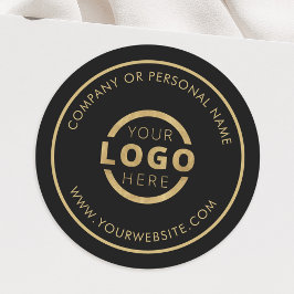 Anpassad Färg Kampanj Logotyp Branded Runt Klistermärke