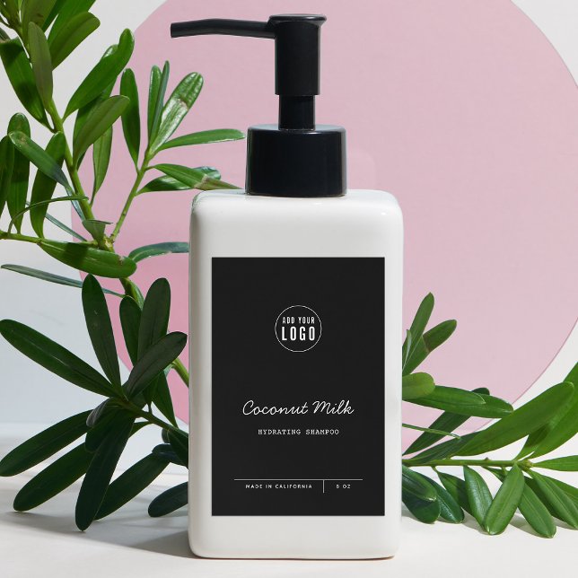 Anpassad färg Lägg till logotyp Skript Linjer Prod Vinetikett (Skapare uppladdad)