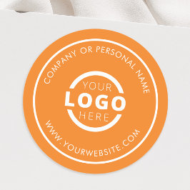 Anpassad färg Reklam Företagets logotyp Varumärke Runt Klistermärke