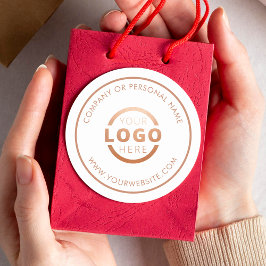 Anpassad färg Reklam Företagets logotyp Varumärke Runt Klistermärke