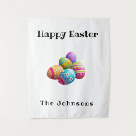 Anpassad Färgrik Modern Äggsökning Glad Påsk 