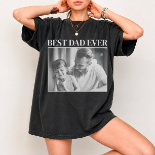 Anpassad Fars Dag 2026 Foto Personlig 90-tals pres T Shirt