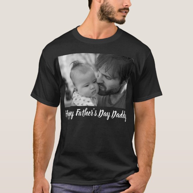 Anpassad fars dag-fotografi  t shirt (Framsida)