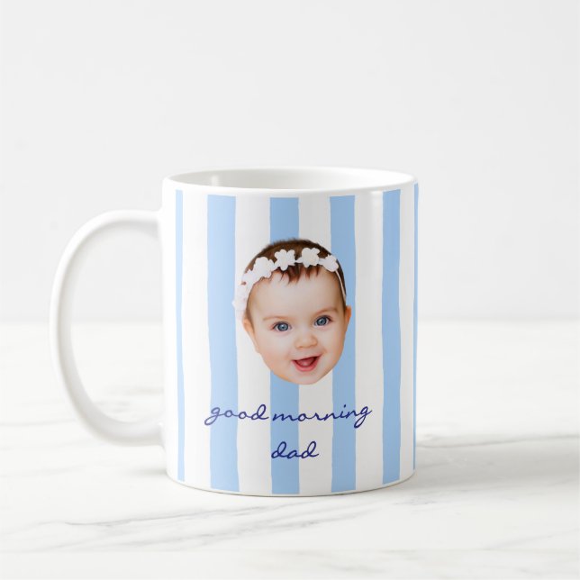 Anpassad Fars dag-mugg present till pappa Ny pappa Kaffemugg (Vänster)