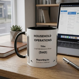 Anpassad Fars dag-present för husdjursfar med 2 fo Mugg